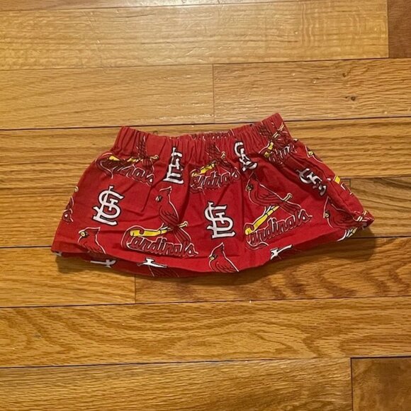Girls 3 Month St. Louis Cardinals (STL) Onesie with Skirt - Picture 4 of 5